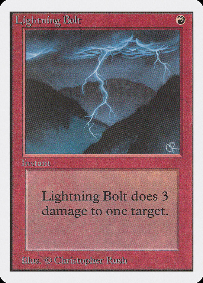 Lightning Bolt [Unlimited Edition] - The Mythic Store | 24h Order Processing