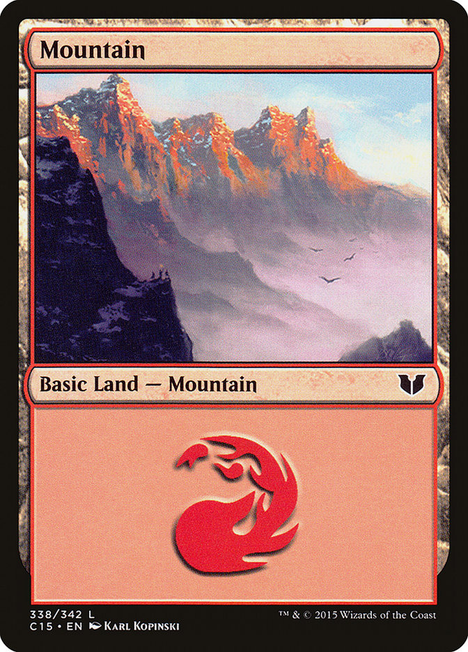 Mountain (338) [Commander 2015] - The Mythic Store | 24h Order Processing