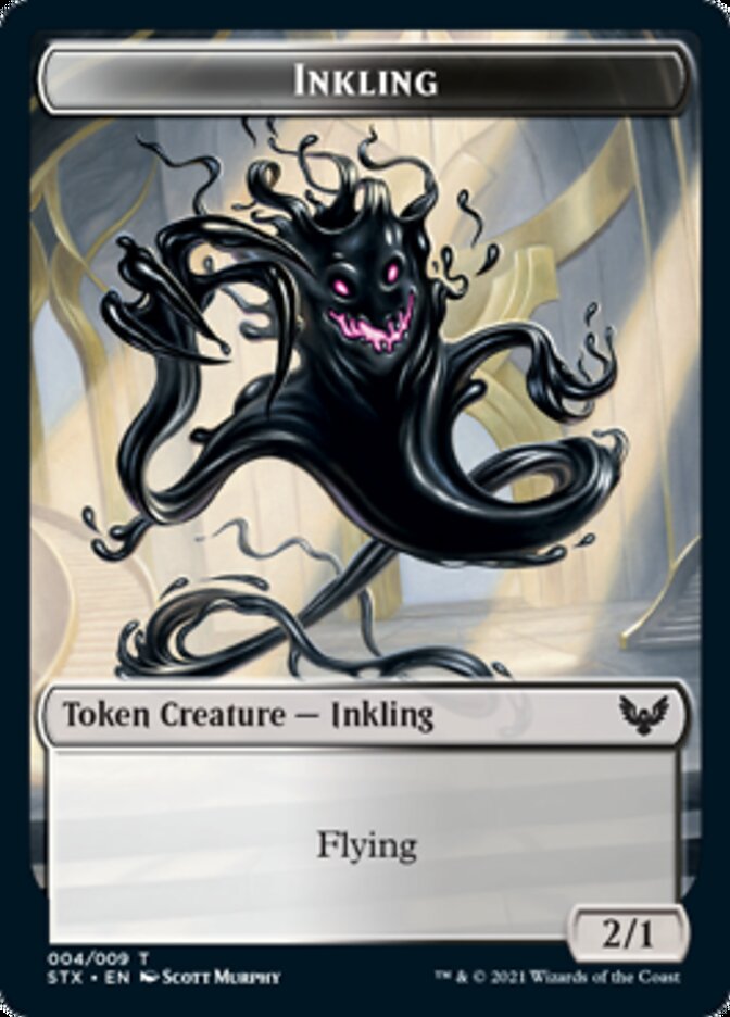 Elemental // Inkling Double-Sided Token [Strixhaven: School of Mages Tokens] - The Mythic Store | 24h Order Processing