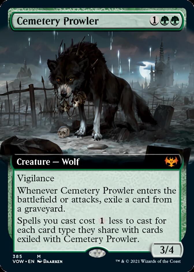 Cemetery Prowler (Extended Art) [Innistrad: Crimson Vow] - The Mythic Store | 24h Order Processing