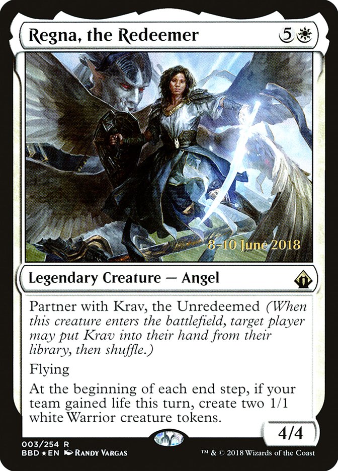 Regna, the Redeemer [Battlebond Prerelease Promos] - The Mythic Store | 24h Order Processing
