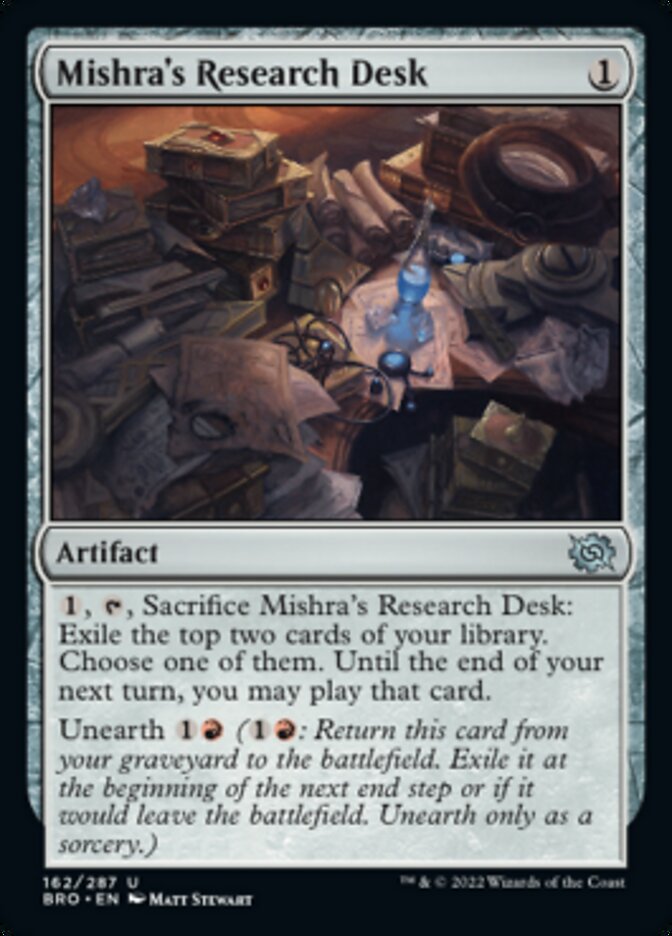 Mishra's Research Desk [The Brothers' War] - The Mythic Store | 24h Order Processing