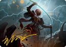 Raiyuu, Storm's Edge Art Card (Gold-Stamped Signature) [Kamigawa: Neon Dynasty Art Series] - The Mythic Store | 24h Order Processing