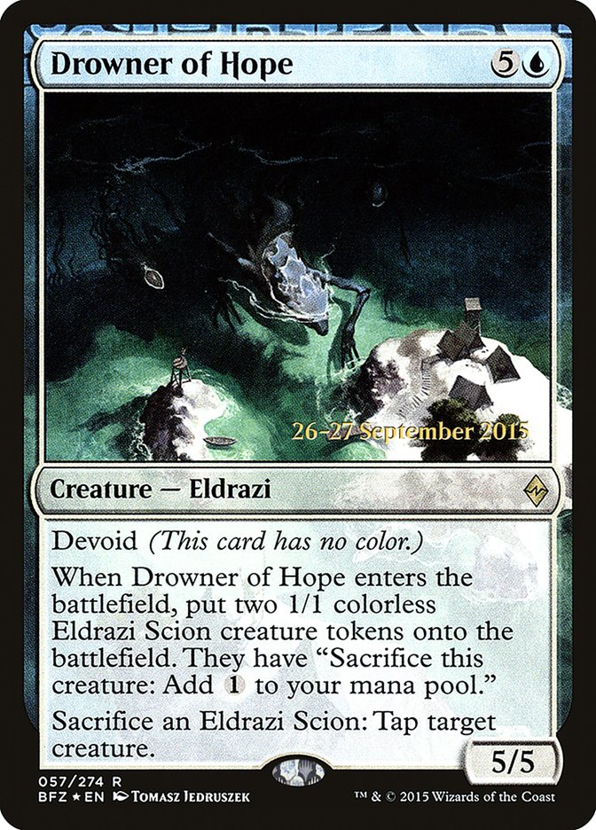 Drowner of Hope [Battle for Zendikar Prerelease Promos] - The Mythic Store | 24h Order Processing