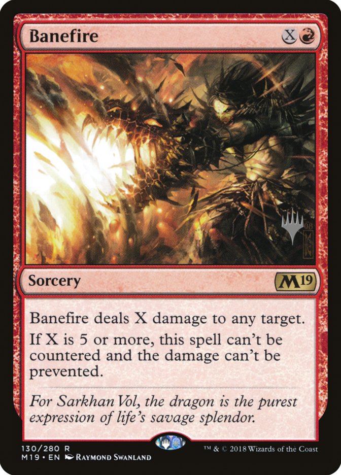 Banefire (Promo Pack) [Core Set 2019 Promos] - The Mythic Store | 24h Order Processing