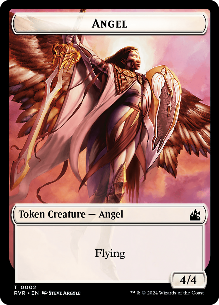 Spirit (0018) // Angel (0002) Double-Sided Token [Ravnica Remastered Tokens] - The Mythic Store | 24h Order Processing