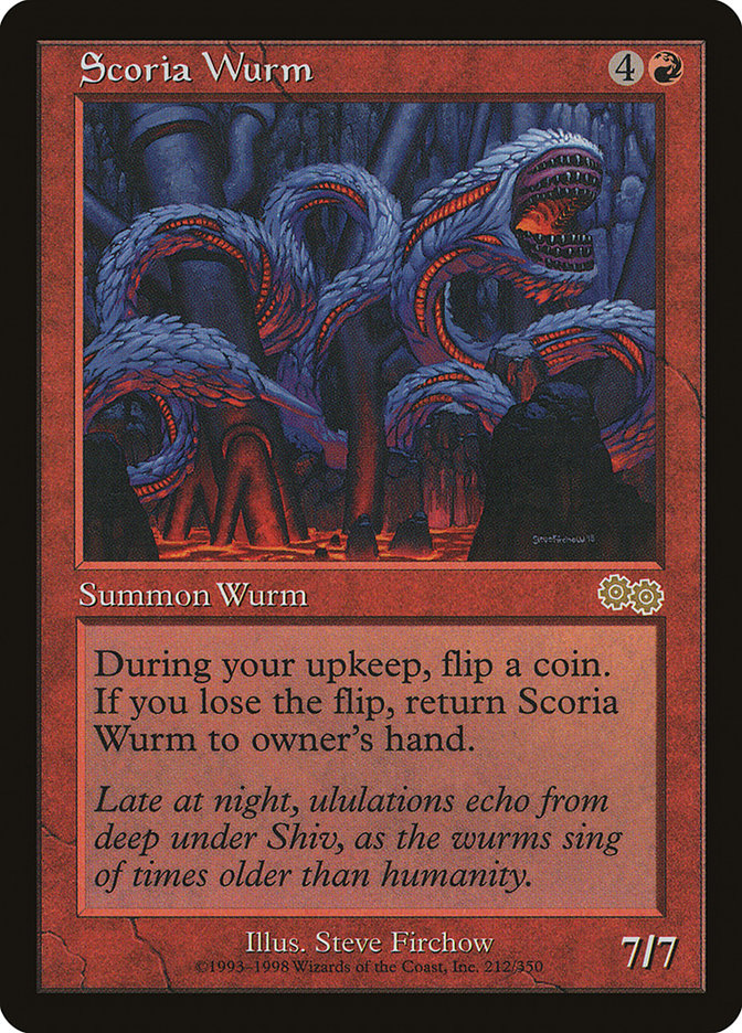 Scoria Wurm [Urza's Saga] - The Mythic Store | 24h Order Processing