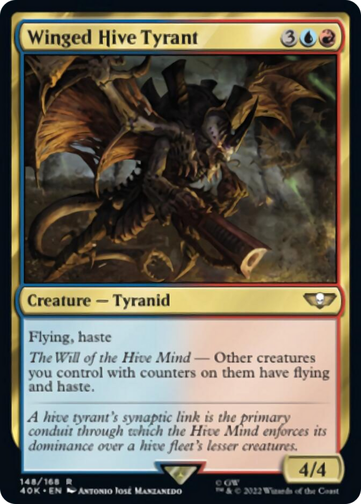 Winged Hive Tyrant (Surge Foil) [Warhammer 40,000] - The Mythic Store | 24h Order Processing