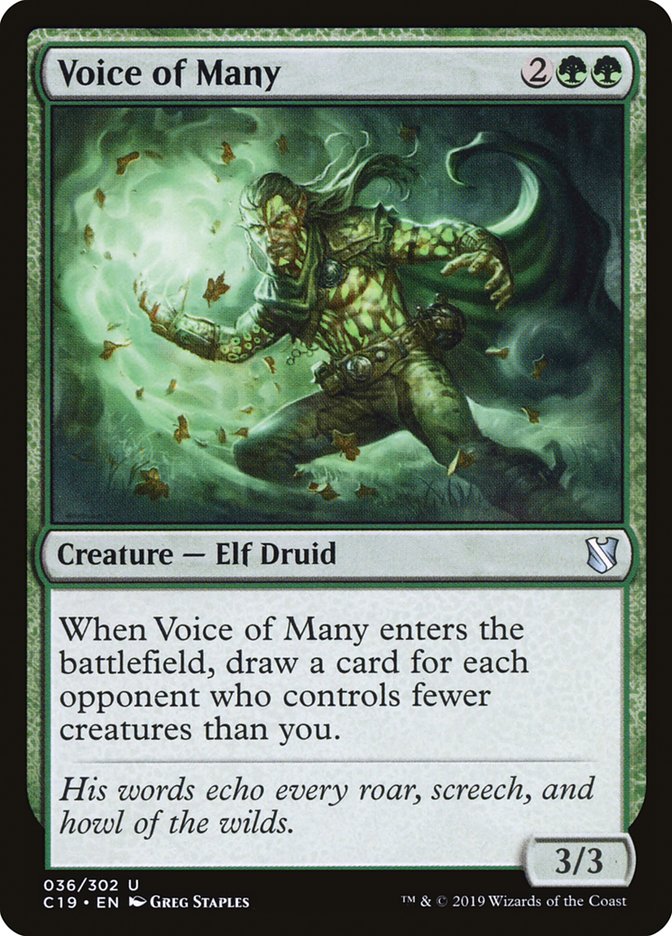 Voice of Many [Commander 2019] - The Mythic Store | 24h Order Processing