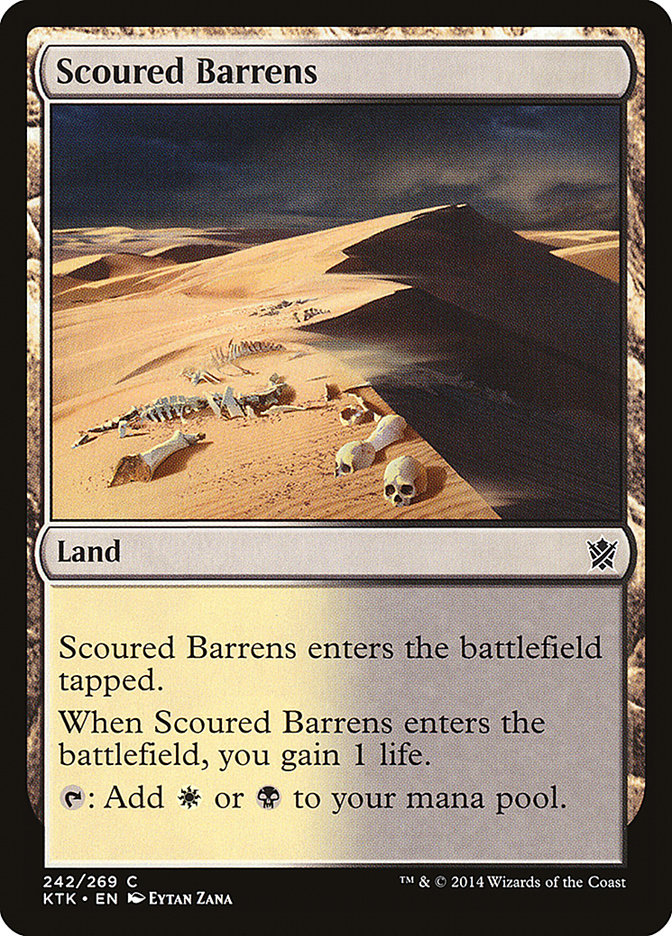 Scoured Barrens [Khans of Tarkir] - The Mythic Store | 24h Order Processing