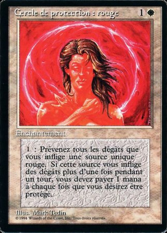 Circle of Protection: Red [Foreign Black Border] - The Mythic Store | 24h Order Processing