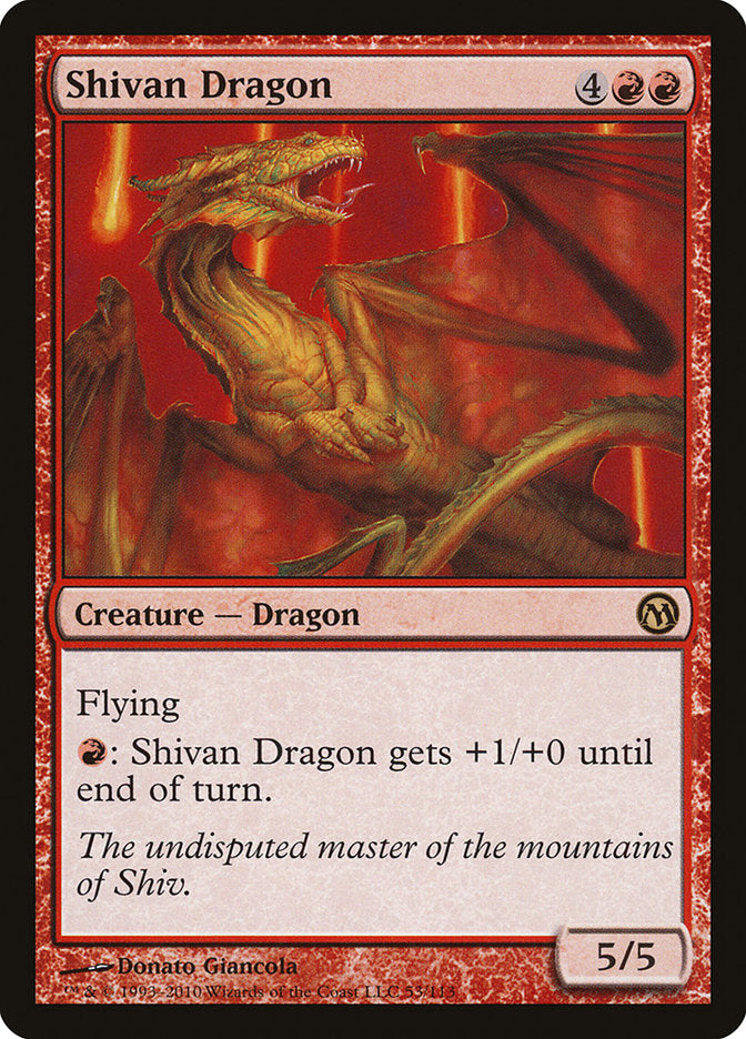 Shivan Dragon [Duels of the Planeswalkers] - The Mythic Store | 24h Order Processing