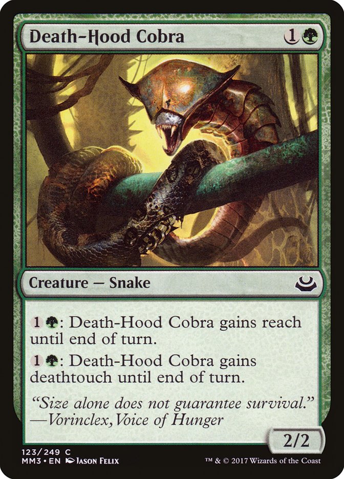 Death-Hood Cobra [Modern Masters 2017] - The Mythic Store | 24h Order Processing