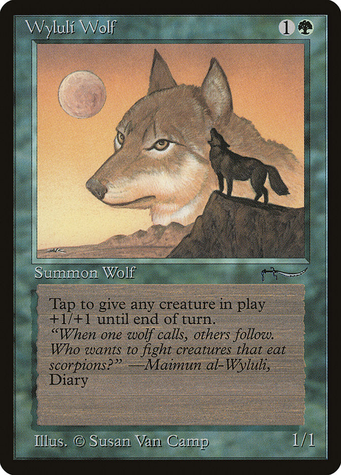 Wyluli Wolf (Light Mana Cost) [Arabian Nights] - The Mythic Store | 24h Order Processing