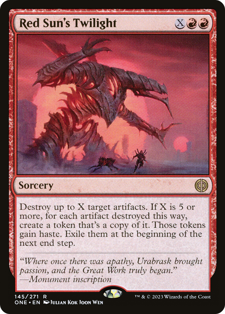 Red Sun's Twilight [Phyrexia: All Will Be One] - The Mythic Store | 24h Order Processing