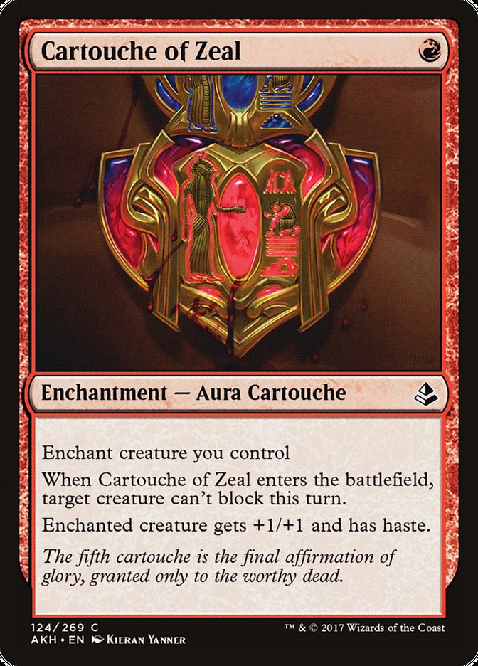 Cartouche of Zeal [Amonkhet] - The Mythic Store | 24h Order Processing