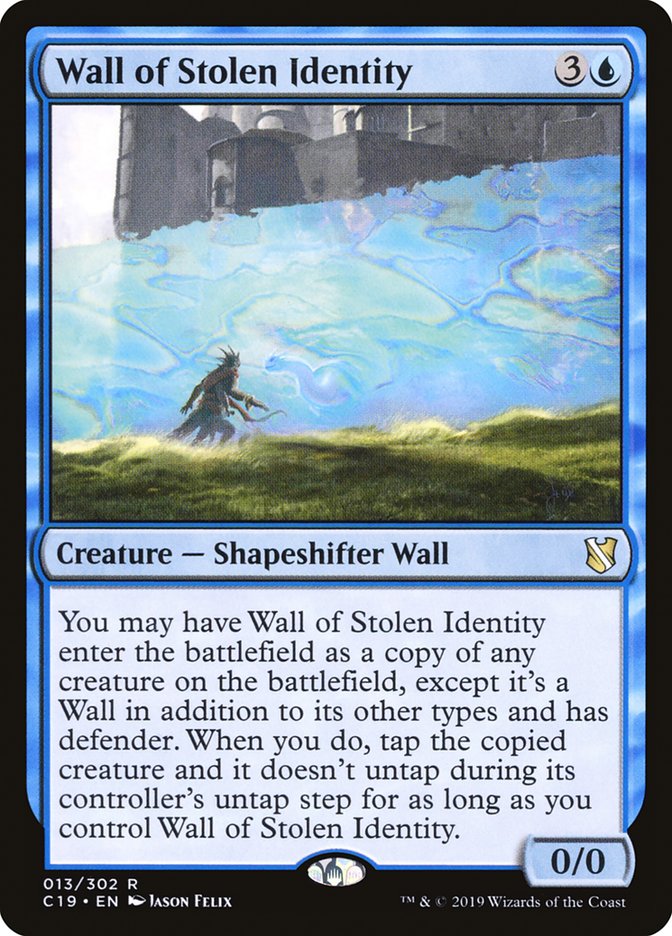 Wall of Stolen Identity [Commander 2019] - The Mythic Store | 24h Order Processing