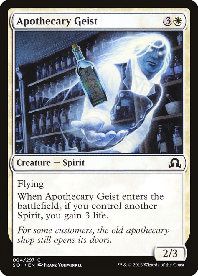 Apothecary Geist [Shadows over Innistrad] - The Mythic Store | 24h Order Processing