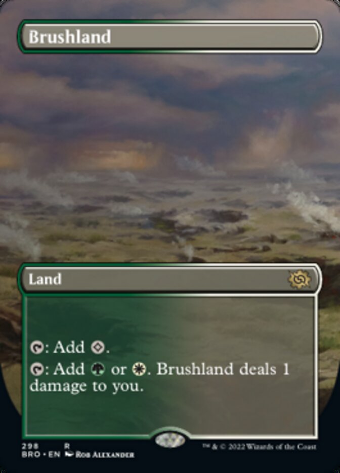 Brushland (Borderless Alternate Art) [The Brothers' War] - The Mythic Store | 24h Order Processing
