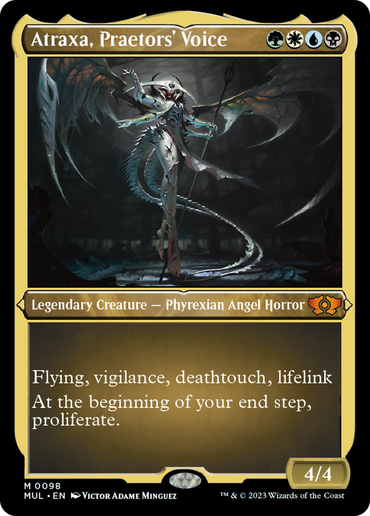 Atraxa, Praetors' Voice (Foil Etched) [Multiverse Legends] - The Mythic Store | 24h Order Processing