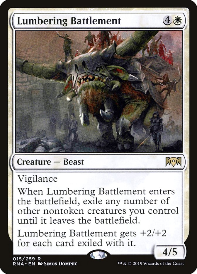 Lumbering Battlement [Ravnica Allegiance] - The Mythic Store | 24h Order Processing