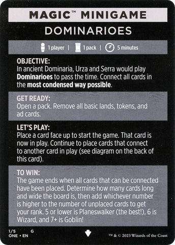 Dominarioes (Magic Minigame) [Phyrexia: All Will Be One Minigame] - The Mythic Store | 24h Order Processing