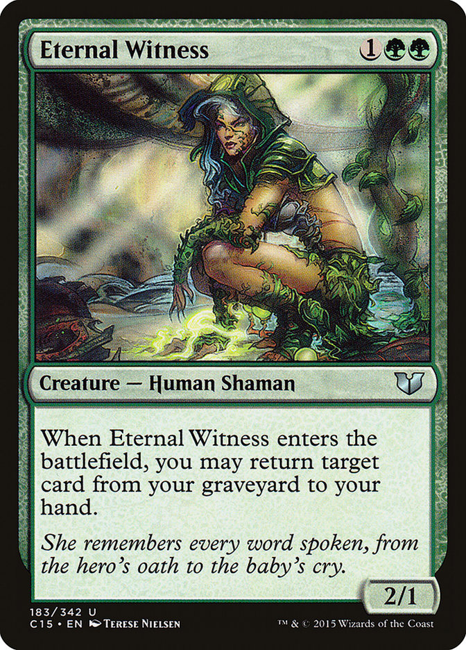 Eternal Witness [Commander 2015] - The Mythic Store | 24h Order Processing
