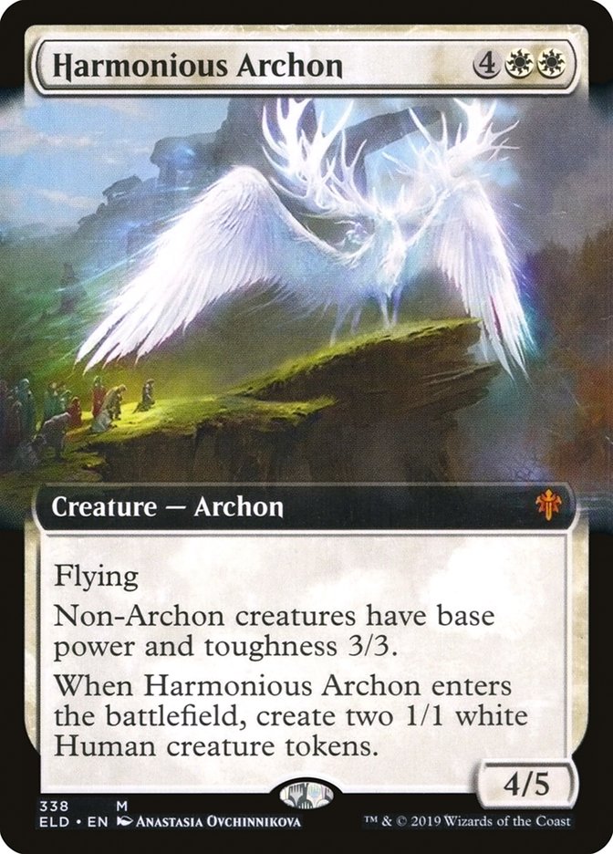 Harmonious Archon (Extended Art) [Throne of Eldraine] - The Mythic Store | 24h Order Processing