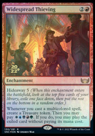 Widespread Thieving [Streets of New Capenna Prerelease Promos] - The Mythic Store | 24h Order Processing