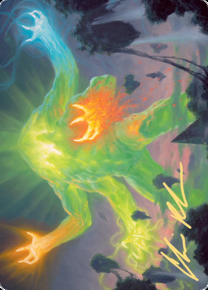 Omnath, Locus of Creation Art Card (Gold-Stamped Signature) [Zendikar Rising Art Series] - The Mythic Store | 24h Order Processing