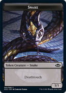Snake // Zombie Double-Sided Token [Commander Collection: Black Tokens] - The Mythic Store | 24h Order Processing
