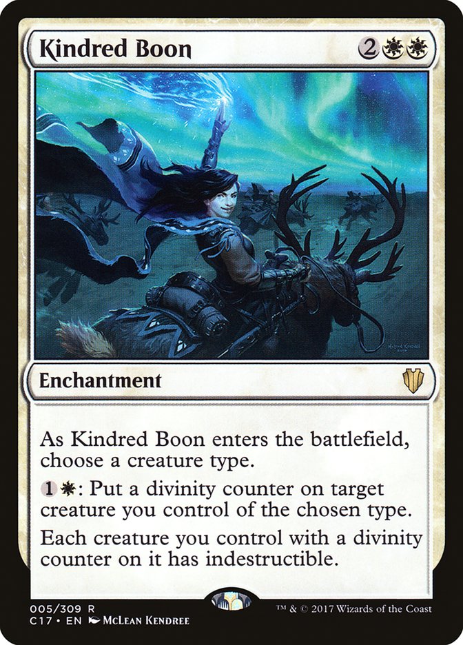 Kindred Boon [Commander 2017] - The Mythic Store | 24h Order Processing