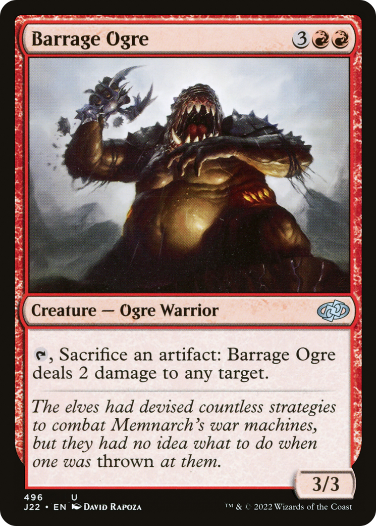 Barrage Ogre [Jumpstart 2022] - The Mythic Store | 24h Order Processing