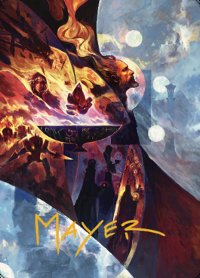 Urza's Command Art Card (Gold-Stamped Signature) [The Brothers' War Art Series] - The Mythic Store | 24h Order Processing