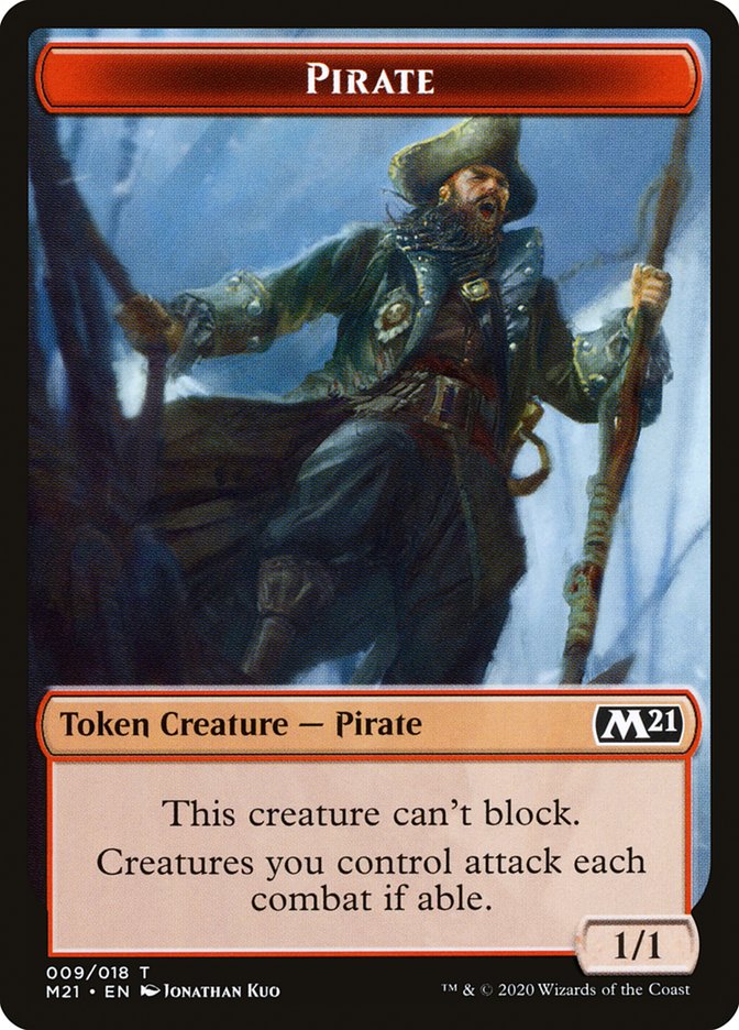 Cat (011) // Pirate Double-Sided Token [Core Set 2021 Tokens] - The Mythic Store | 24h Order Processing