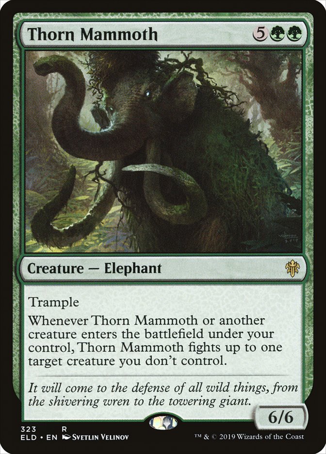 Thorn Mammoth [Throne of Eldraine] - The Mythic Store | 24h Order Processing