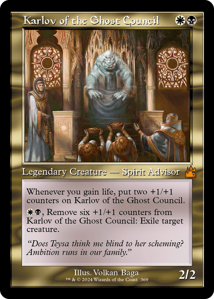 Karlov of the Ghost Council (Retro Frame) [Ravnica Remastered] - The Mythic Store | 24h Order Processing