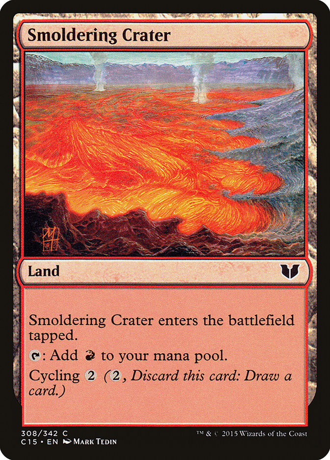 Smoldering Crater [Commander 2015] - The Mythic Store | 24h Order Processing