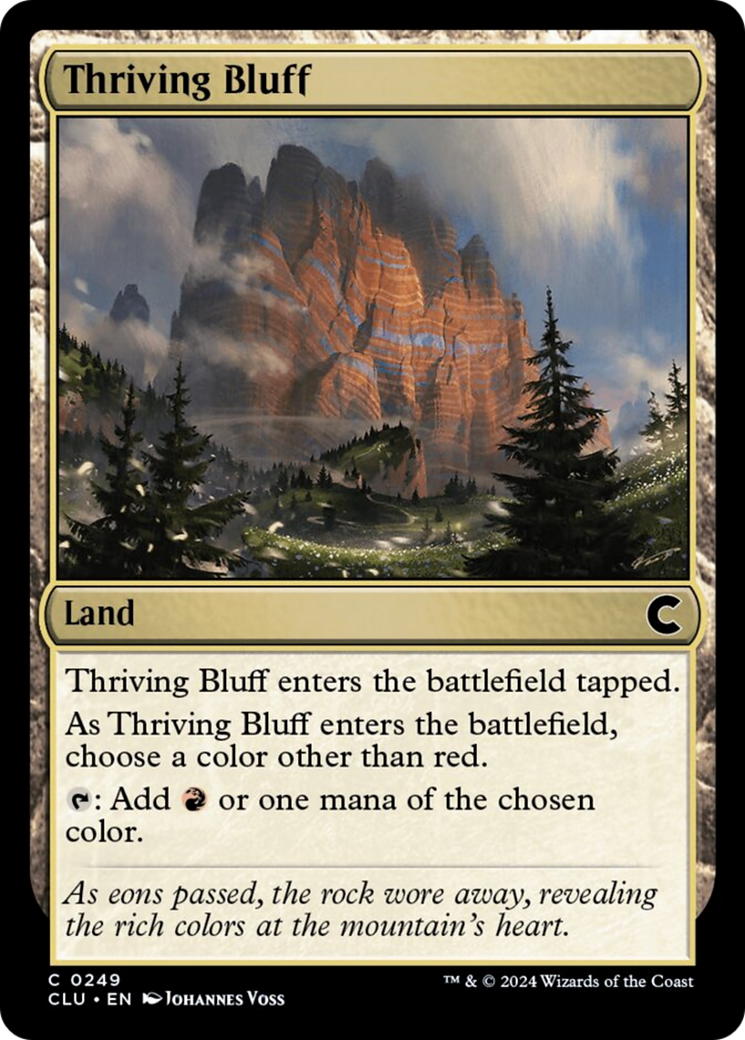 Thriving Bluff [Ravnica: Clue Edition] - The Mythic Store | 24h Order Processing