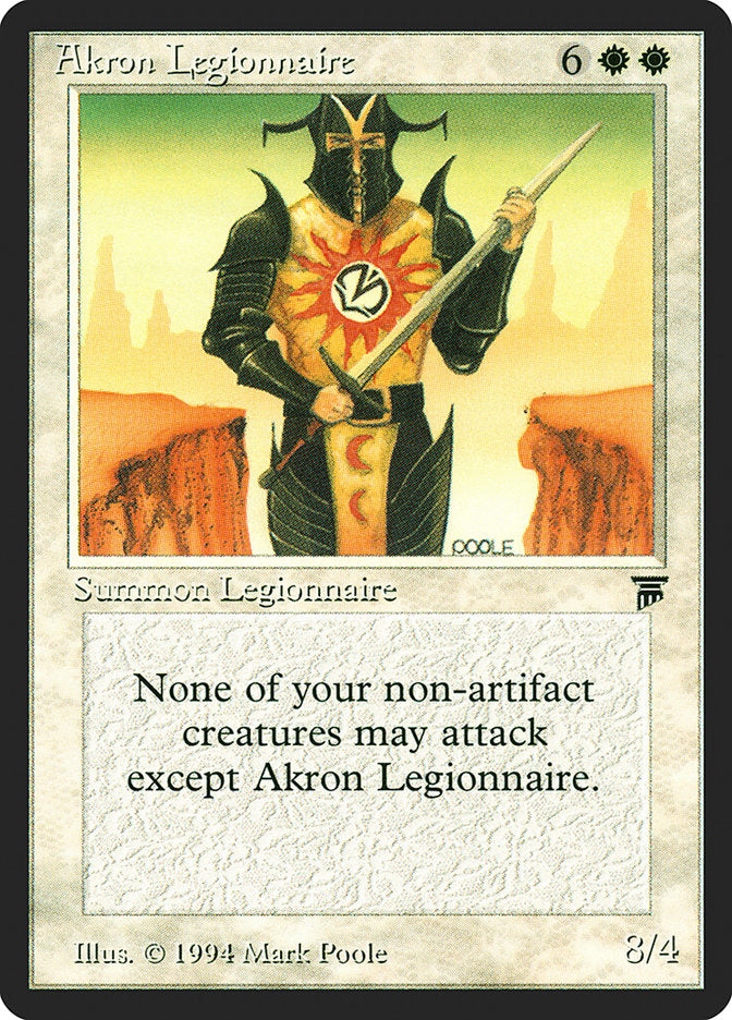Akron Legionnaire [Legends] - The Mythic Store | 24h Order Processing