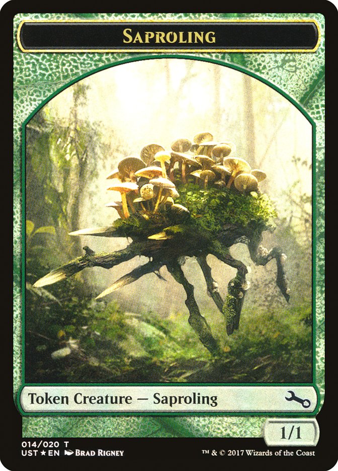 Saproling // Saproling Double-Sided Token [Unstable Tokens] - The Mythic Store | 24h Order Processing
