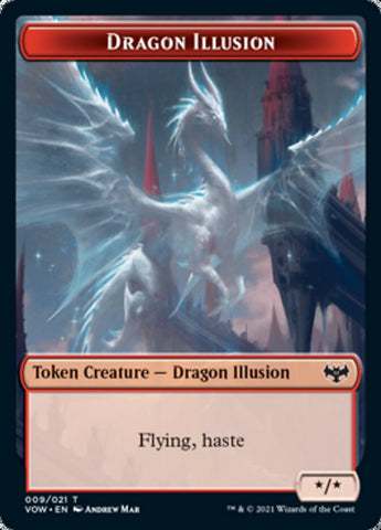 Dragon Illusion Token [Innistrad: Crimson Vow Tokens] - The Mythic Store | 24h Order Processing