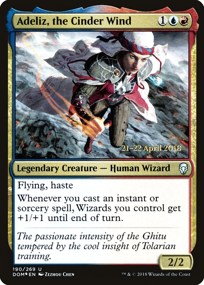 Adeliz, the Cinder Wind [Dominaria Prerelease Promos] - The Mythic Store | 24h Order Processing