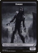 Ob Nixilis, Reignited Emblem // Zombie (010) Double-Sided Token [Commander 2019 Tokens] - The Mythic Store | 24h Order Processing