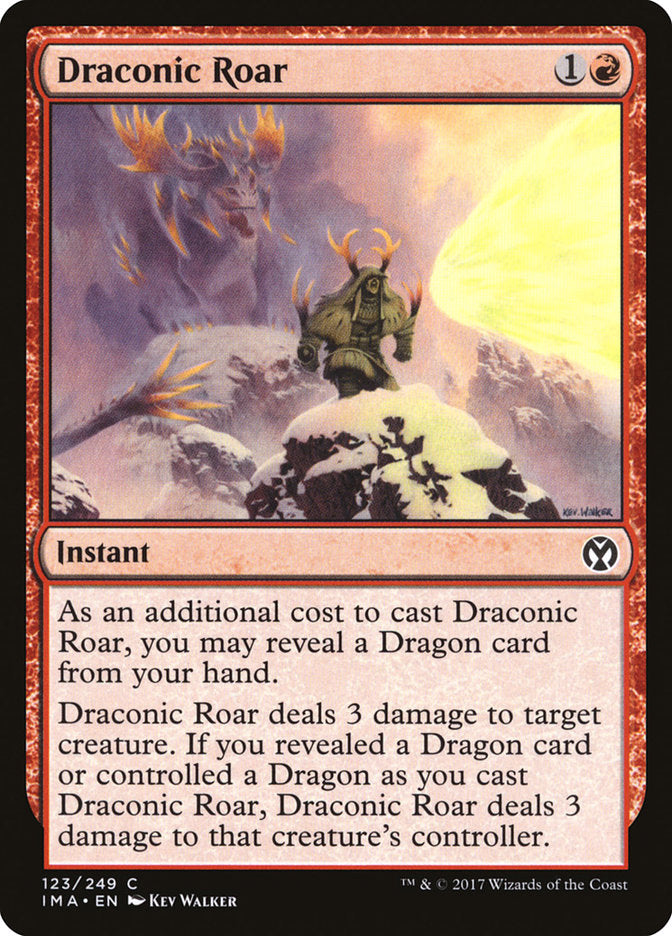 Draconic Roar [Iconic Masters] - The Mythic Store | 24h Order Processing