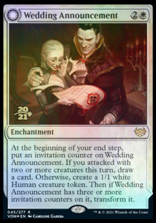 Wedding Announcement // Wedding Festivity [Innistrad: Crimson Vow Prerelease Promos] - The Mythic Store | 24h Order Processing