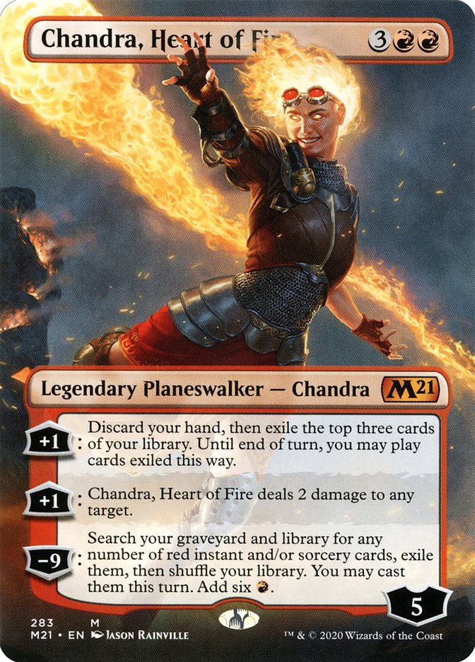 Chandra, Heart of Fire (Borderless) [Core Set 2021] - The Mythic Store | 24h Order Processing