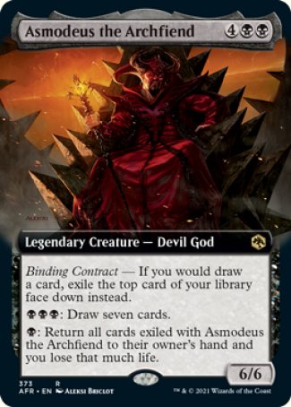 Asmodeus the Archfiend (Extended Art) [Dungeons & Dragons: Adventures in the Forgotten Realms] - The Mythic Store | 24h Order Processing