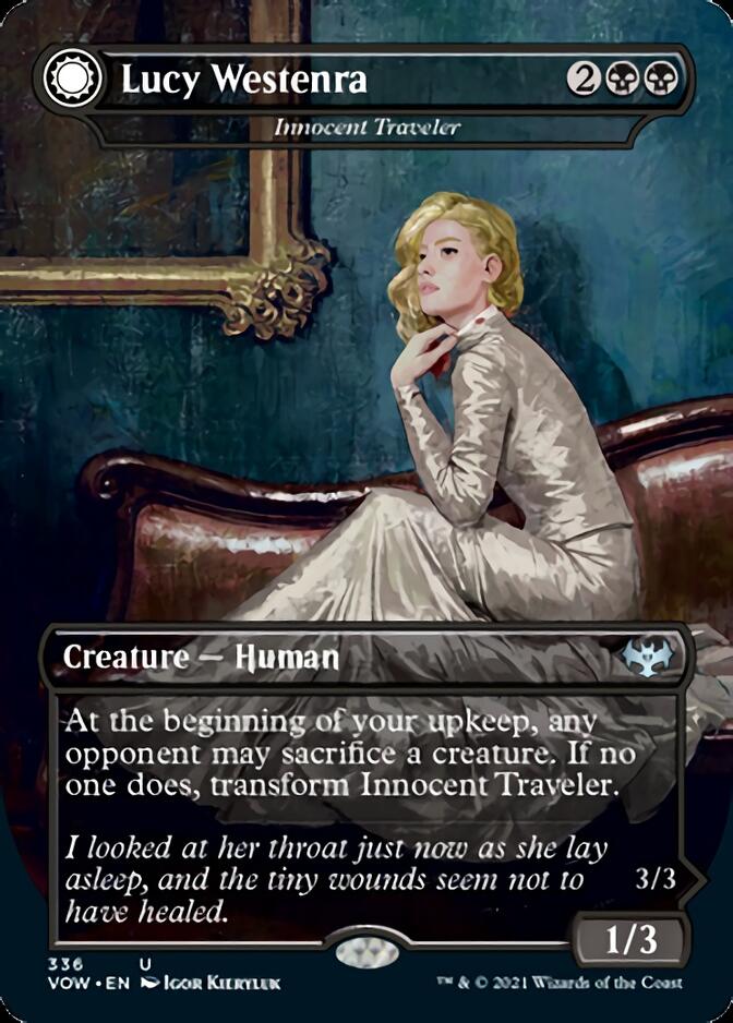 Innocent Traveler // Malicious Invader - Lucy Westenra // Lucy, Arisen Vampire [Innistrad: Crimson Vow] - The Mythic Store | 24h Order Processing