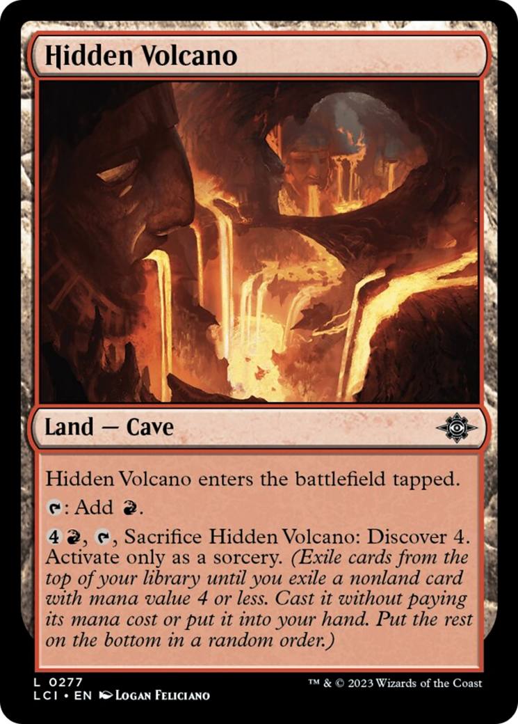 Hidden Volcano [The Lost Caverns of Ixalan] - The Mythic Store | 24h Order Processing